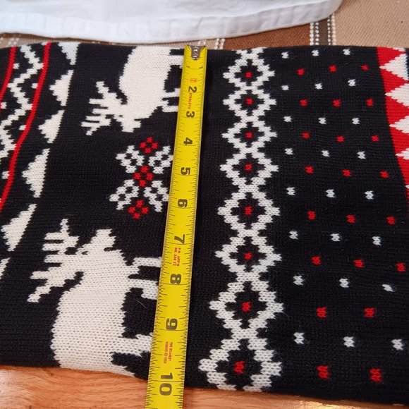 Simply Dog NWOT Knit Dog Sweater Pet Clothing Red Black White Size S Size M - Picture 11 of 16